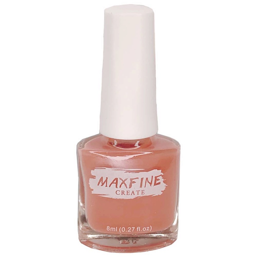 Изображение товара Быстросохнущий лак для ногтей Maxfine розовый персик 100 оттенков, стойкий до 7 дней