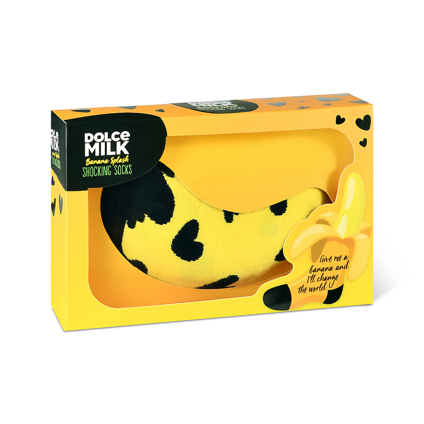 Изображение товара DOLCE MILK Носки женские Banana, Желтый, размер 36-39