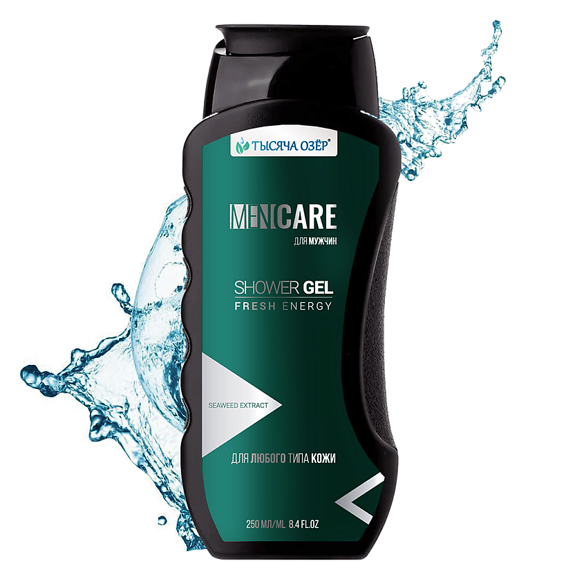 Изображение товара DREAM NATURE Гель для душа мужской "FOR MEN" с экстрактом водорослей, 250 мл