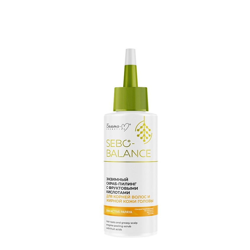 Изображение товара БЕЛИТА-М Скраб-пилинг для жирной кожи головы энзимный с фруктовыми кислотами SEBO-BALANCE, 150 мл
