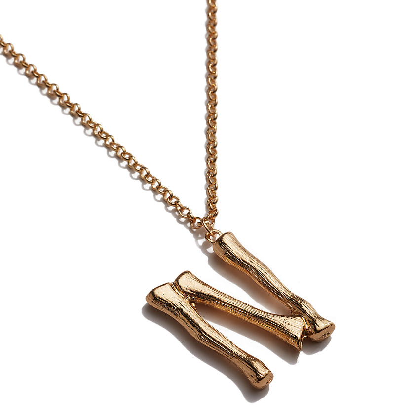 Изображение товара Цепочка с кулоном Знак от NOTHING BUT LOVE, гипоаллергенный сплав, длина 47-53 см