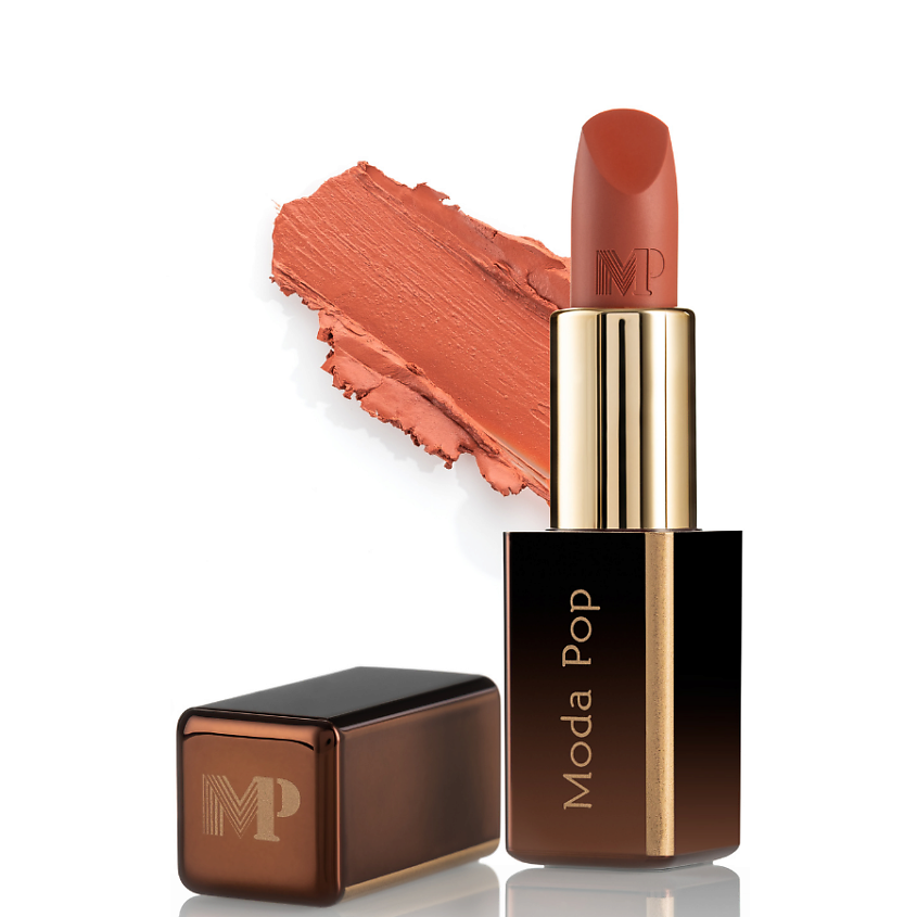Изображение товара Помада для губ MODAPOP Р102 стойкая кремовая с пигментами 8 часов