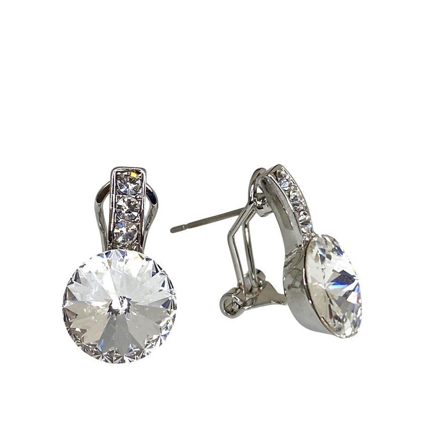 Изображение товара Элегантные серьги Bluc с австрийским кристаллом Aquamarine Amante Crystal