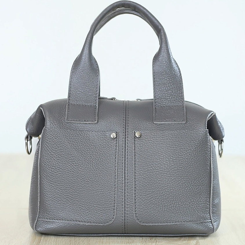 Изображение товара AKTORRIS голубая женская сумка через плечо из натуральной кожи