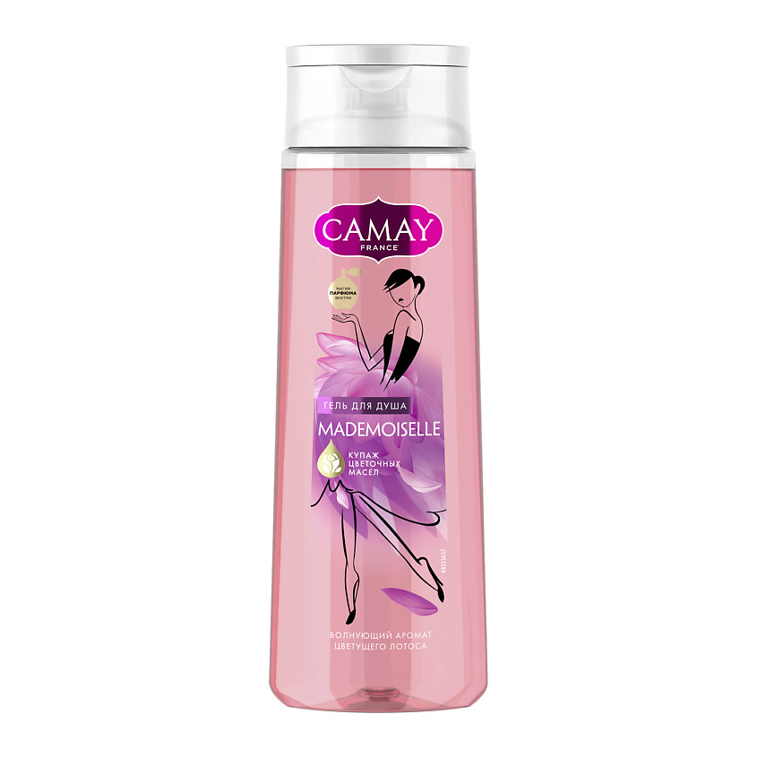 Изображение товара Гель для душа CAMAY Мадемуазель 250 мл с ароматом лотоса и ванили