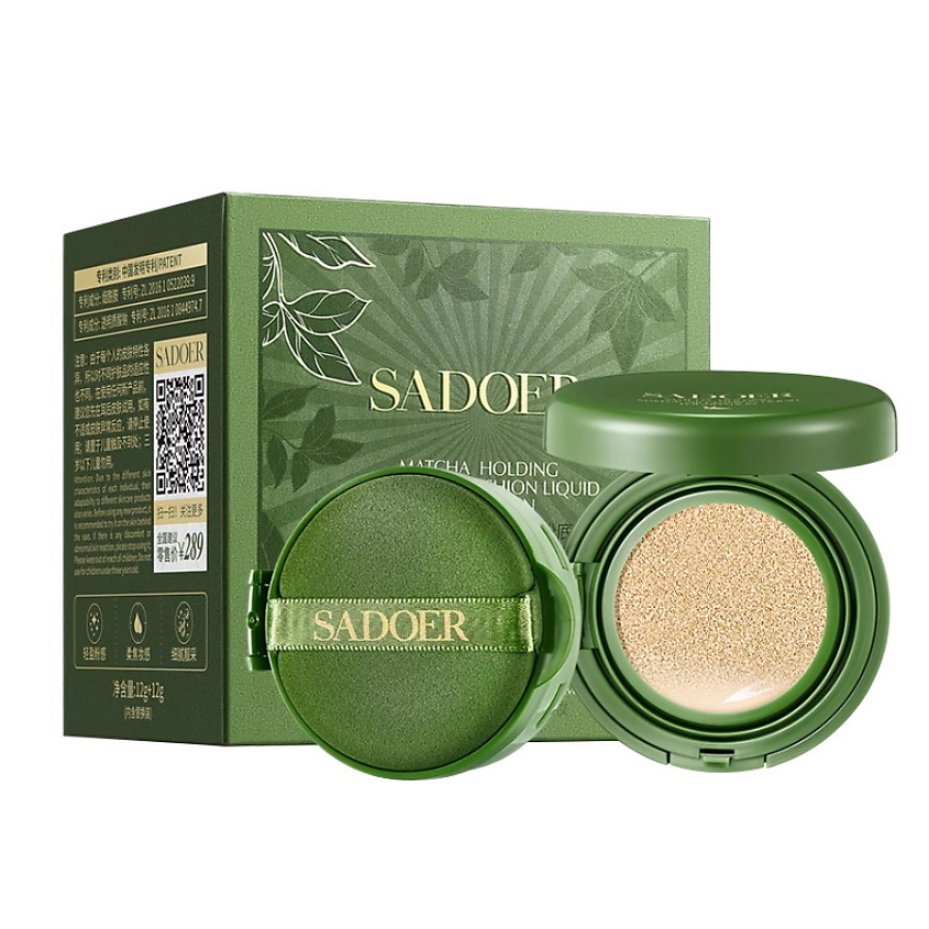 Изображение товара SADOER Тональная основа под макияж с экстрактом матча, Натуральный