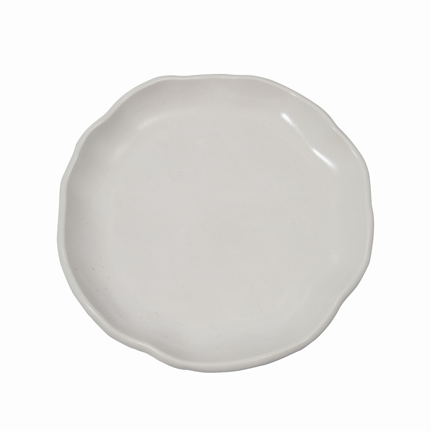 Изображение товара Декоративный поднос акриловый гипс Мрамор Льнянка Home 18,5 см