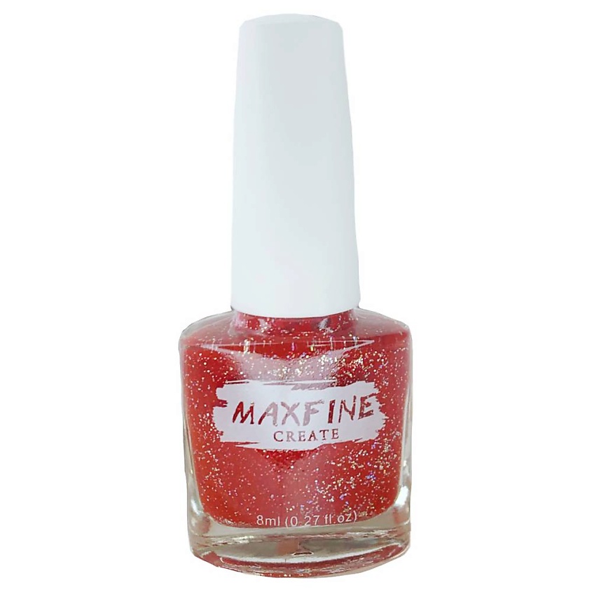 Изображение товара MAXFINE Лак для ногтей быстросохнущий ярко-красный 100 оттенков