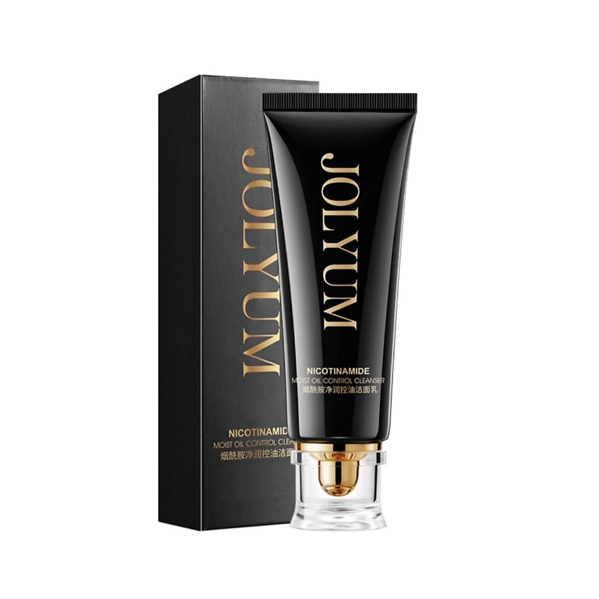 Изображение товара JOLYUM Пенка для умывания лица очищающая гель с ниацинамидом, 100 мл