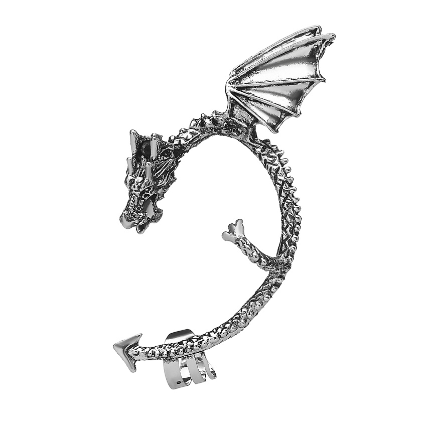 Изображение товара NOTHING BUT LOVE Серьга "Объятия дракона", Серебряный