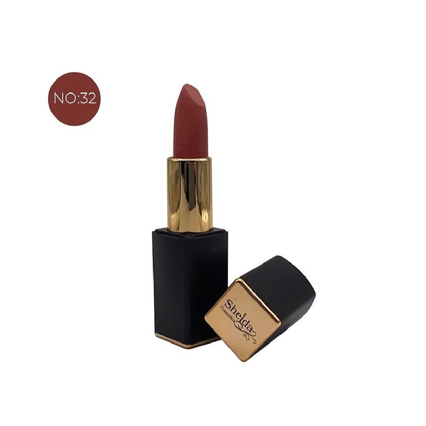 Изображение товара SHEIDA Увлажняющая помада для губ, коричнево-красный,медный