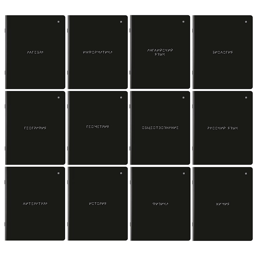 Изображение товара BRAUBERG Тетради предметные комплект MINIMAL, Мультицвет