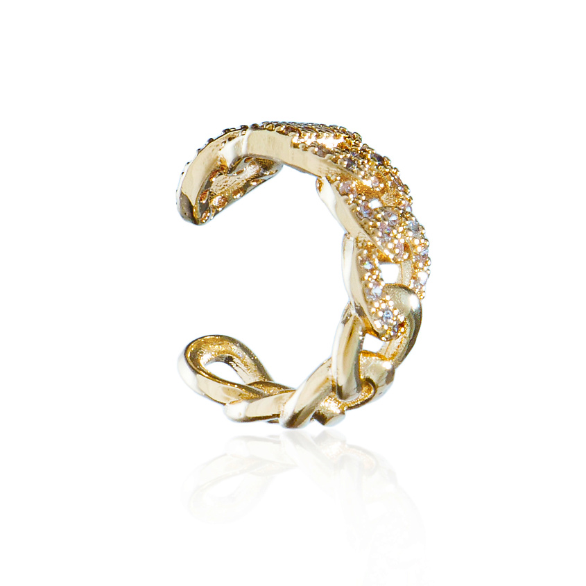 Изображение товара FOROSTINA.K Кафф Сияющая цепочка, Золотой