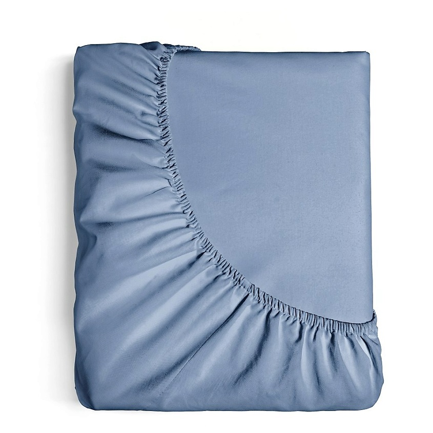 Изображение товара URBAN FAMILY Простыня на резинке 160х200х20, Голубой