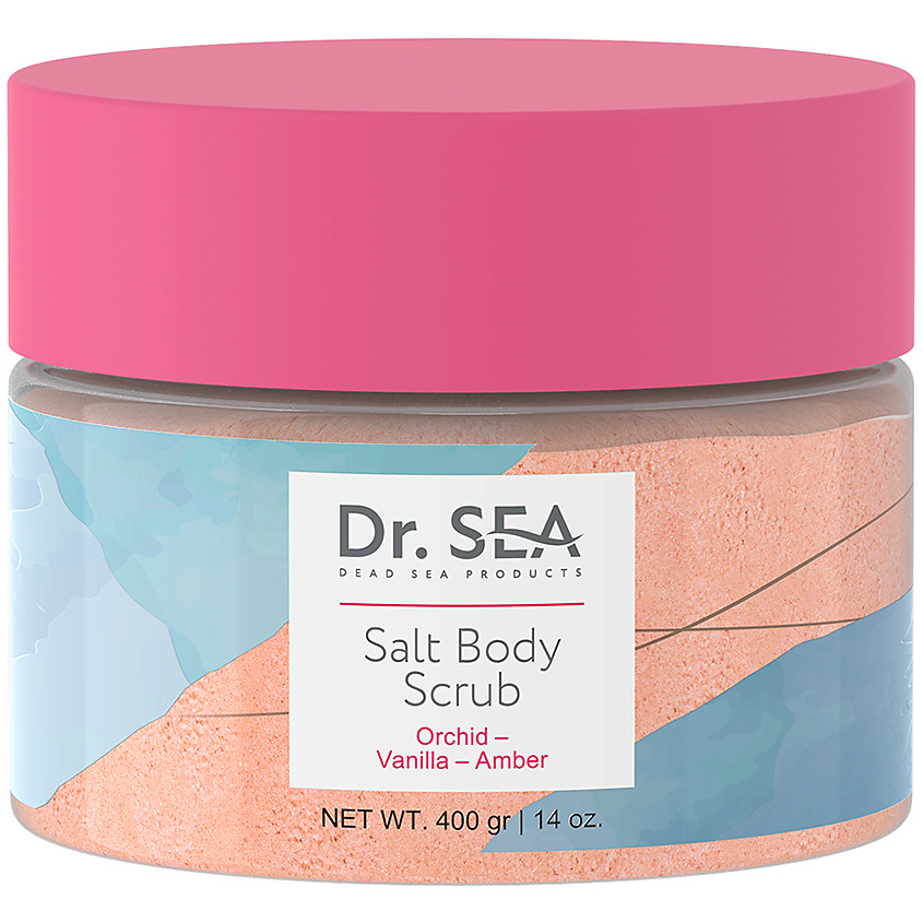 Изображение товара DR. SEA Скраб для тела солевой Орхидея - Ваниль - Амбра, 400 г