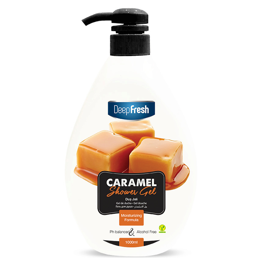 Изображение товара DEEP FRESH Гель для душа Caramel 1000 мл - подарите себе удовольствие