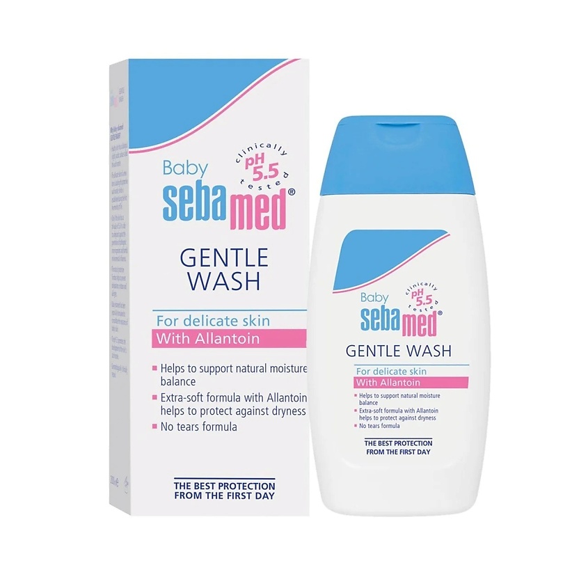 Изображение товара SEBAMED Детский гель для душа Baby Gentle Wash для чувствительной кожи, 200 мл