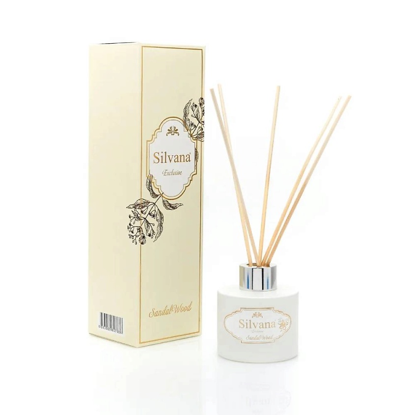 Изображение товара SILVANA Аромадиффузор Sandal Wood 100 мл с древесным ароматом кедра и цитрусов