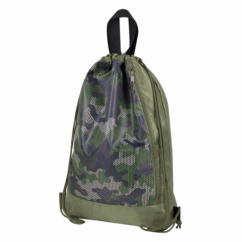 Изображение товара ЮНЛАНДИЯ Мешок для обуви Camo Mode, Зеленый