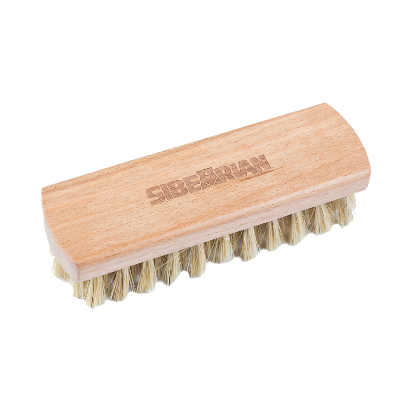 Изображение товара Мягкая щетка для ухода за обувью и одеждой из дерева и конского волоса