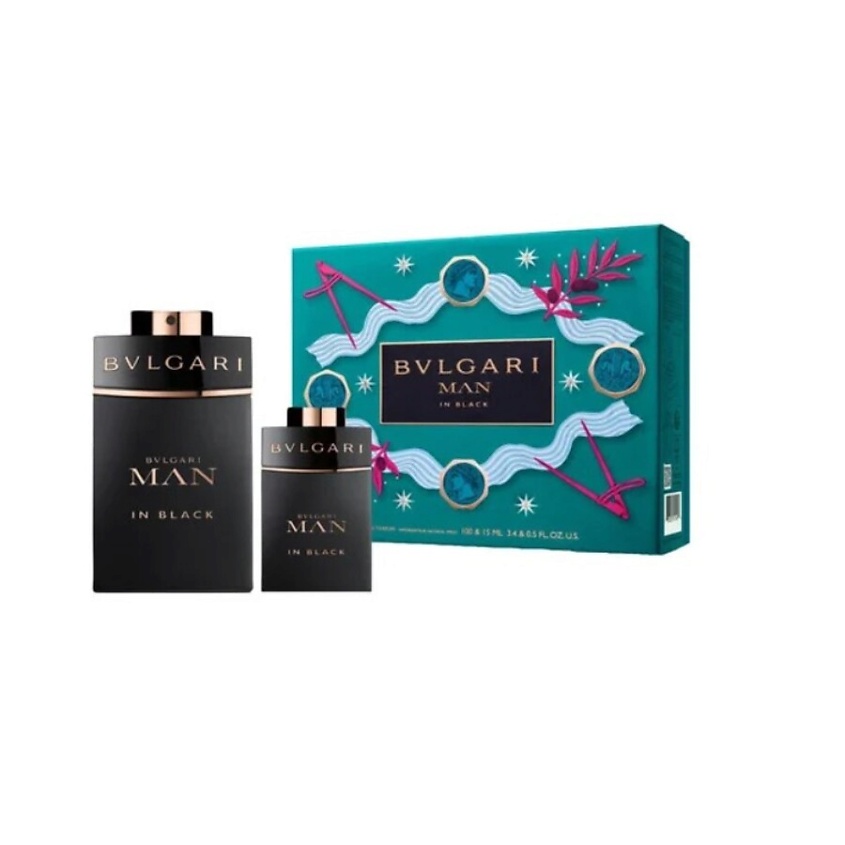 Изображение товара BVLGARI Подарочный набор Man in Black: Парфюмерная вода + Парфюмерная вода в дорожном формате, 100 мл + 15 мл