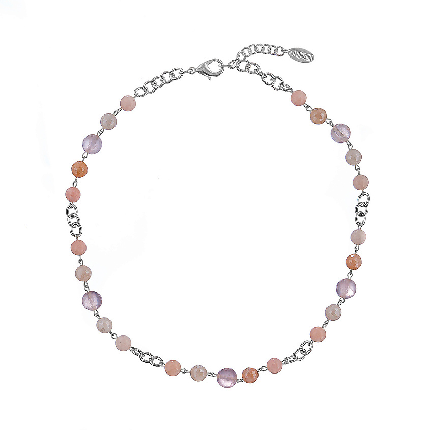 Изображение товара Колье Lanzerotti Monroe из розового кварца и натуральных камней женское