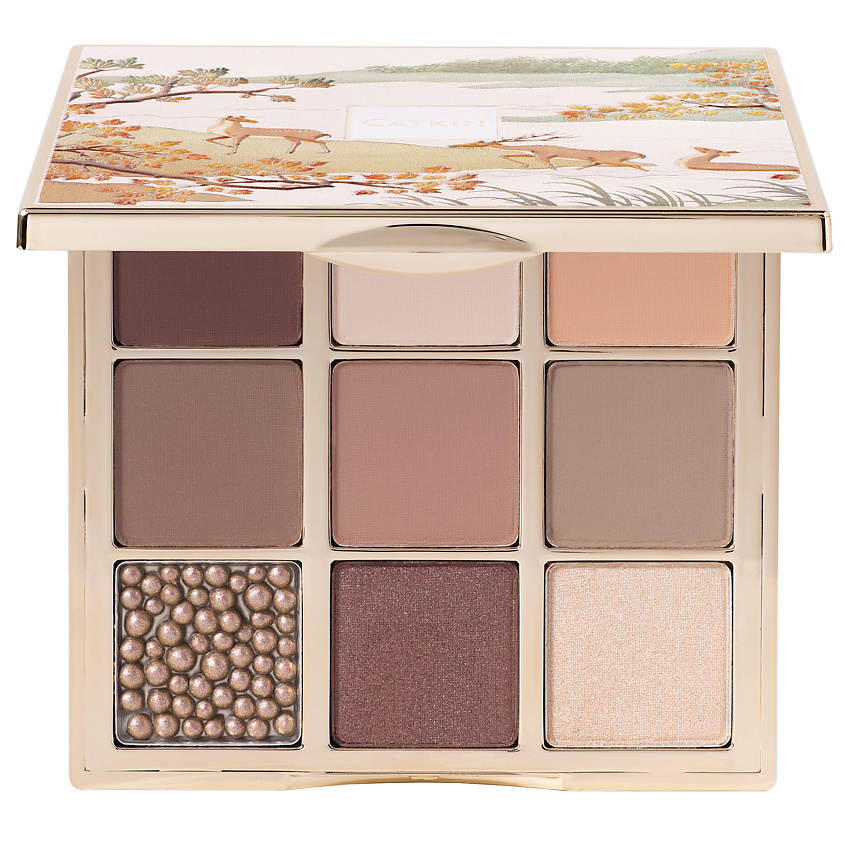 Изображение товара Палетка теней для век CATKIN Forest, 9 оттенков, матовые и шиммерные