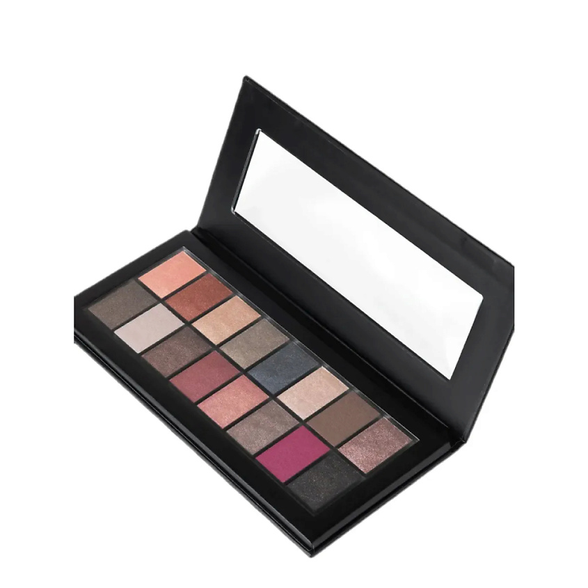 Изображение товара ADEN Палитра теней для век 02 Smoky - 16 оттенков