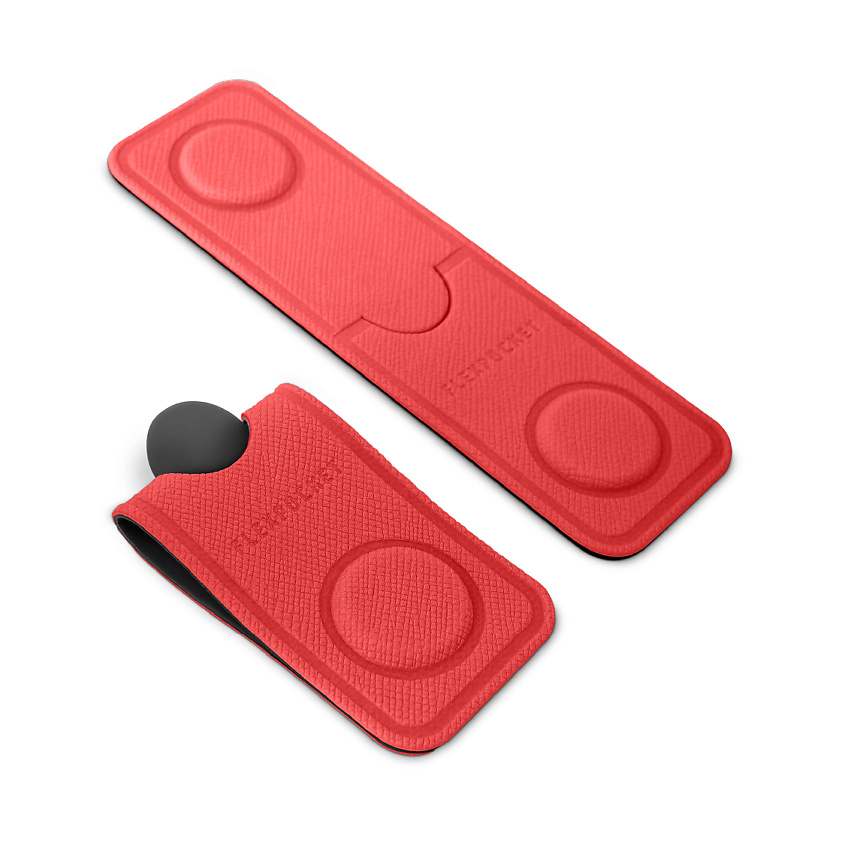 Изображение товара Магнитные закладки из экокожи Flexpocket комплект 2 шт красный