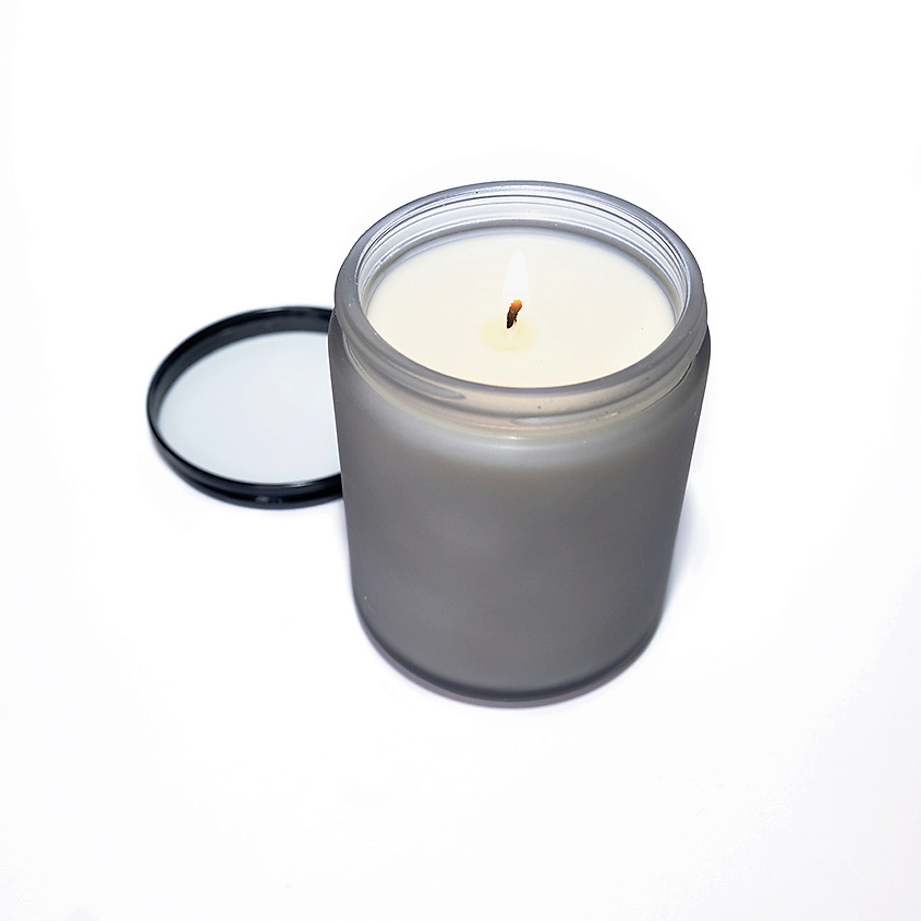 Изображение товара ROSCANDLES Свеча соевая "Табак Макадамия", 1 шт.; табак и орех макадамия; 200 мл