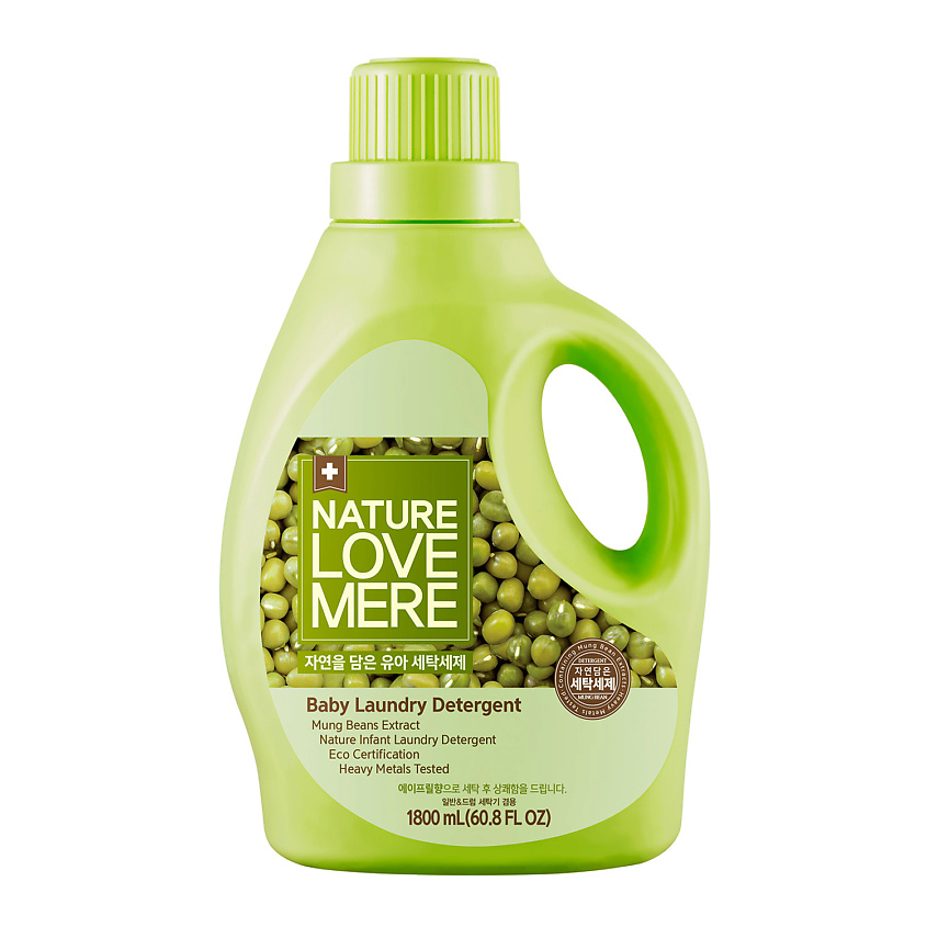 Изображение товара NATURE LOVE MERE Гель для стирки Mung Bean 1800 мл детский