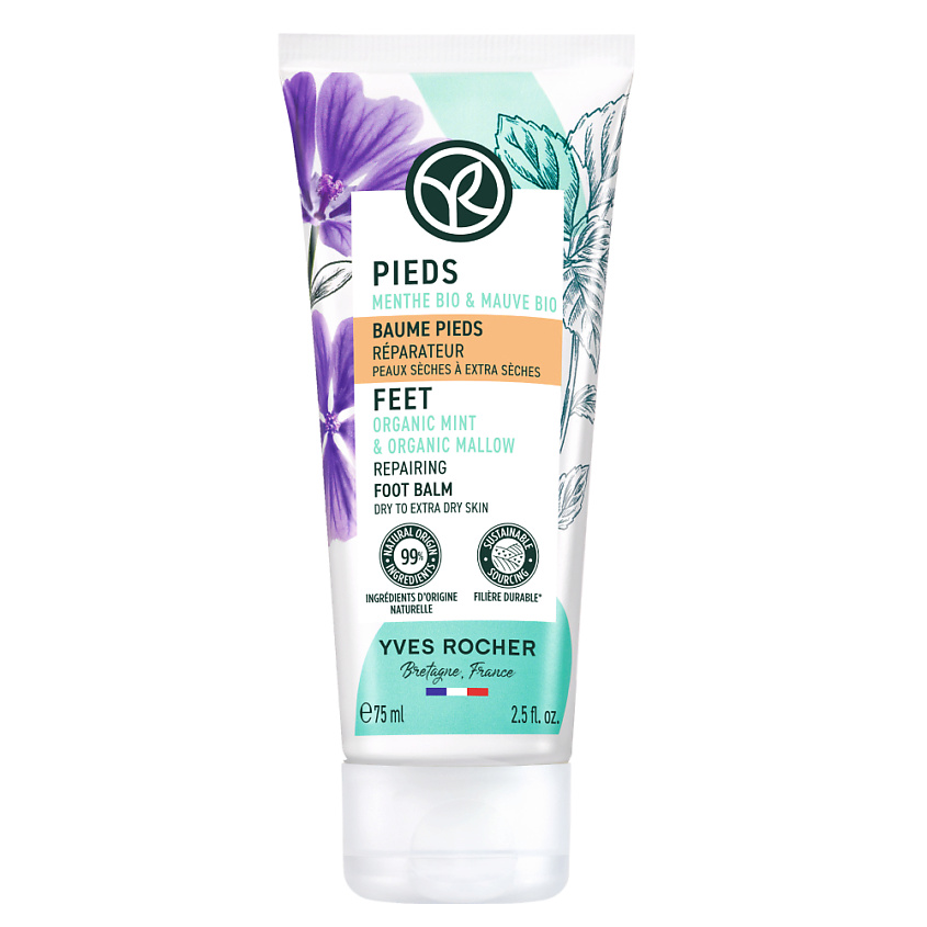 Изображение товара YVES ROCHER Восстанавливающий Бальзам для Ног – Для сухой и очень сухой кожи, 75 мл, 75 мл