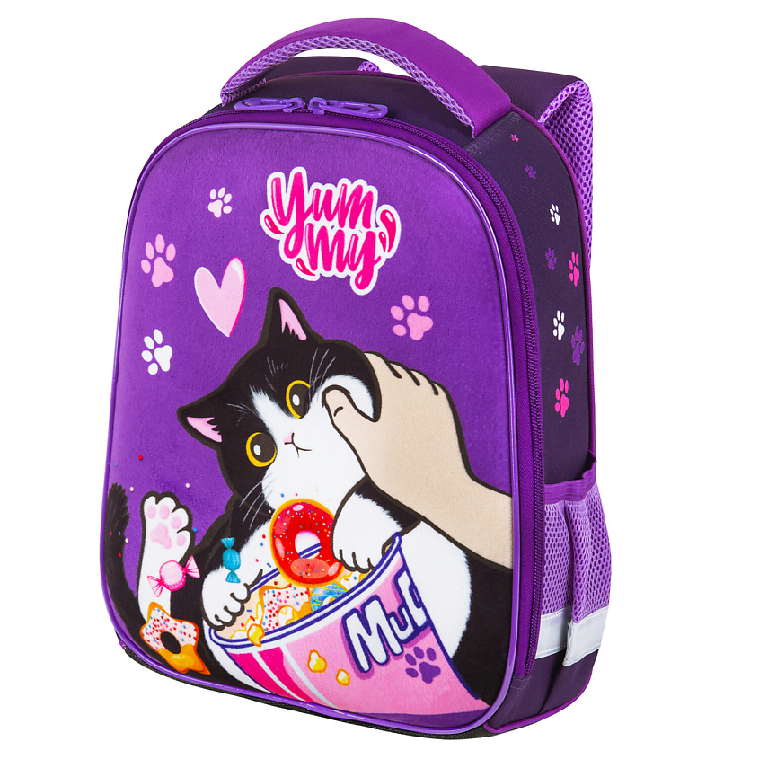 Изображение товара BRAUBERG Ранец KIDS START Yummy, цвет: Фиолетовый, размер: 35х26х13 см