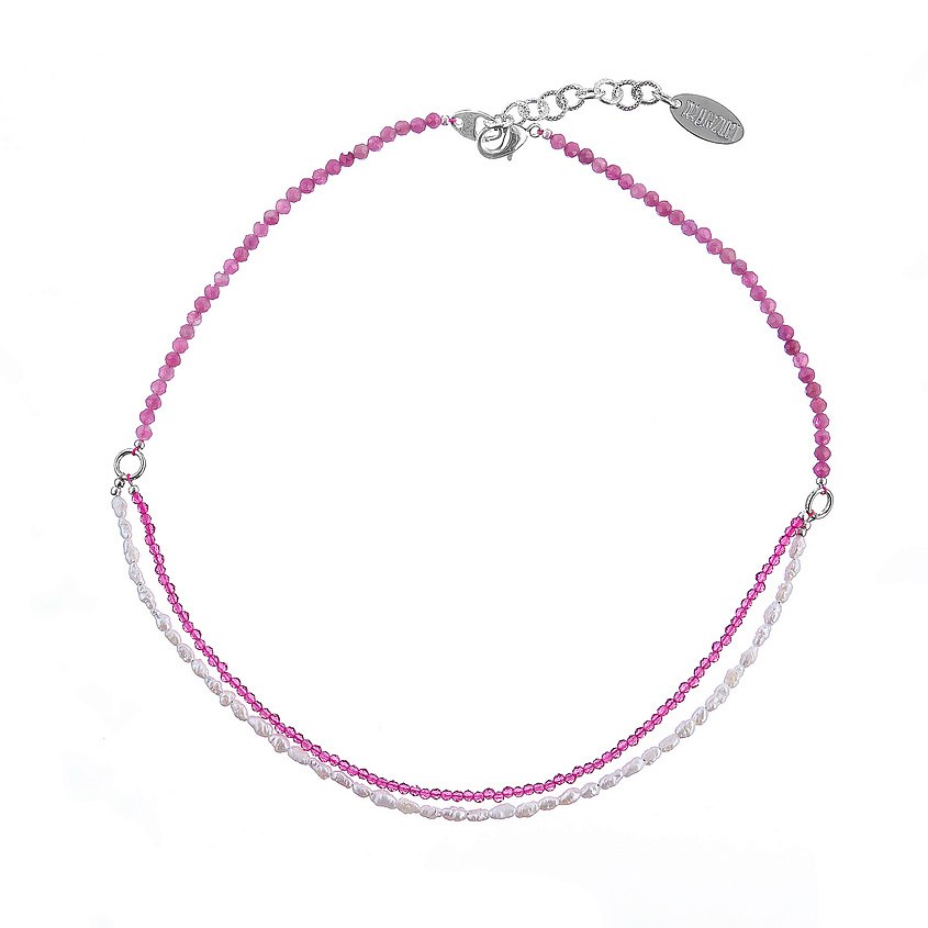 Изображение товара LANZEROTTI Колье Monroe турмалин, жемчуг, кристаллы, 1 шт