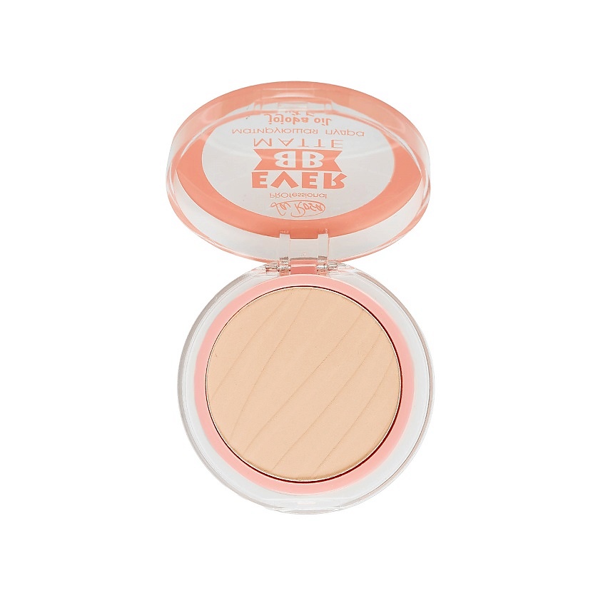 Изображение товара LA ROSA Компактная пудра"Ever Matte"с маслом жожоба и витамином Е, 103-бежевый