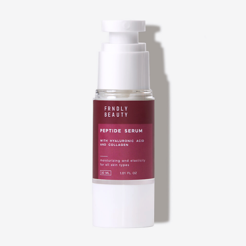 Изображение товара FRNDLY BEAUTY Антивозрастная пептидная сыворотка с гиалуроновой кислотой и коллагеном, 1 шт.