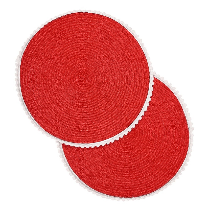 Изображение товара Салфетки под столовые приборы ARYA HOME COLLECTION Cervo 38x38 см Красный