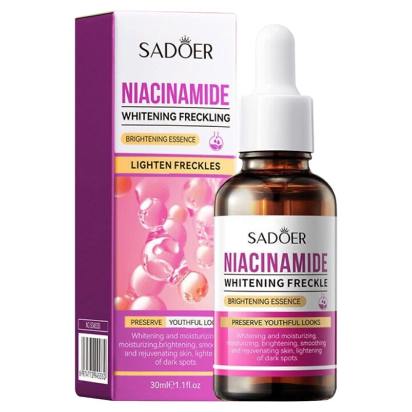 Изображение товара SADOER Эссенция для лица осветляющая и выравнивающая тон кожи с ниацинамидом, 30 мл
