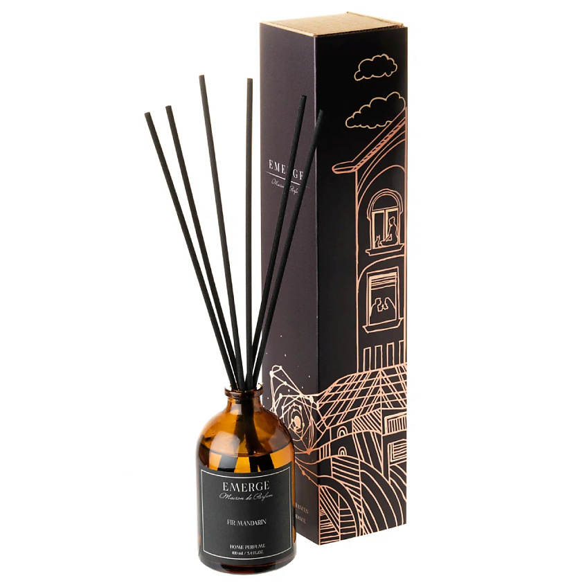 Изображение товара Ароматический диффузор EMERGE Decors Ель-Мандарин 100 мл для дома