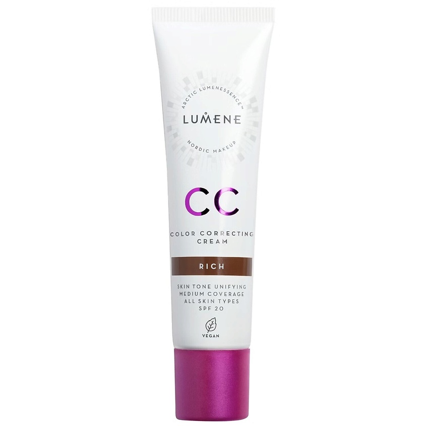 Изображение товара LUMENE Легкий тонирующий крем CC Color Correcting Cream SPF20, 8 Rich