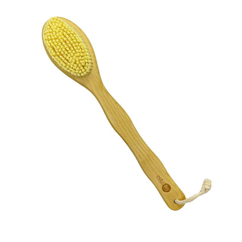 Изображение товара MELONPRO Массажная щетка с массажером (Высокой жесткости), Бежевый