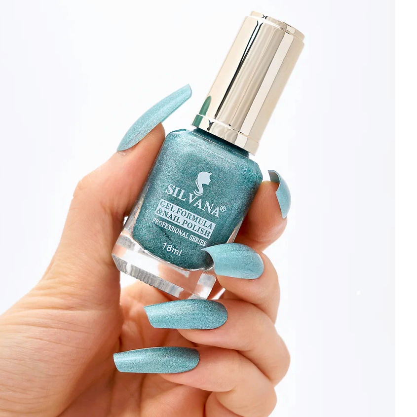 Изображение товара SILVANA Гибридный лак для ногтей, цвет: Бирюзовый