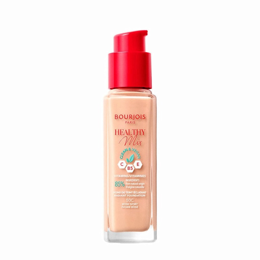 Изображение товара BOURJOIS Тональный крем Healthy Mix, Nº50C Rose ivory