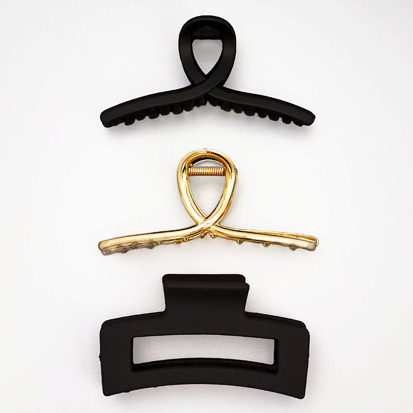 Изображение товара ZIKOLKI STORE Заколки-крабики для волос подарочный набор крабов, 3 шт