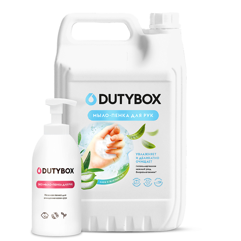 Изображение товара DUTYBOX Жидкое мыло-пенка Зеленый чай и Алоэ, 5000 мл
