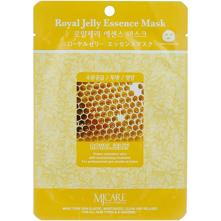 Изображение товара MIJIN Тканевая маска для лица с экстрактом маточного молочка, 23 г