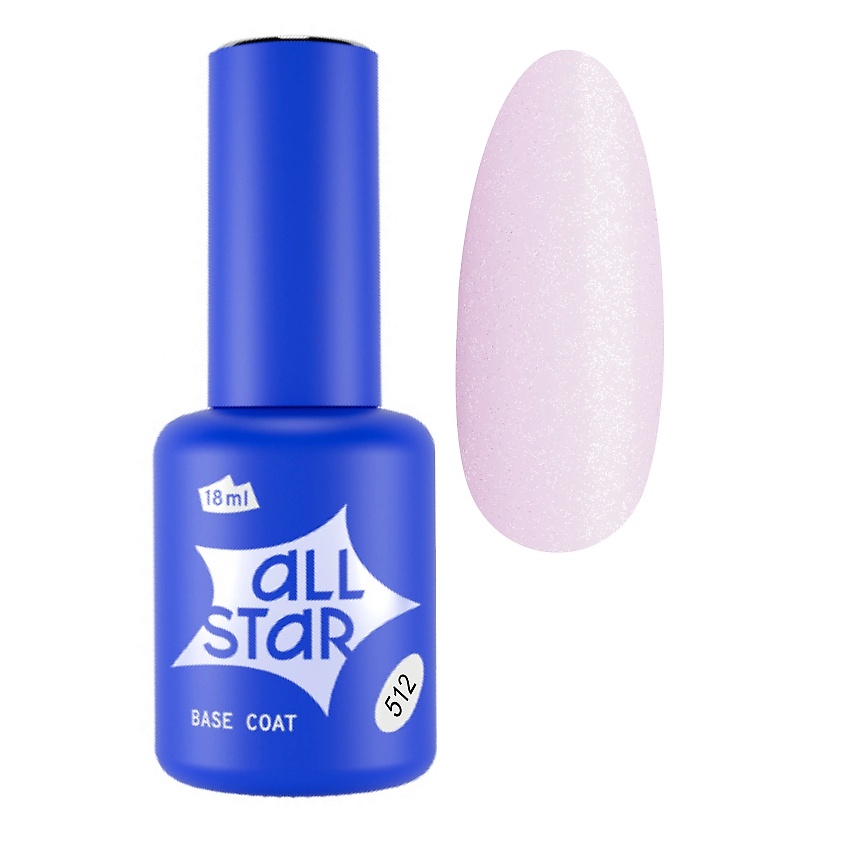 Изображение товара ALL STAR Бескислотная база для гель лака Gloss Pink 18 мл