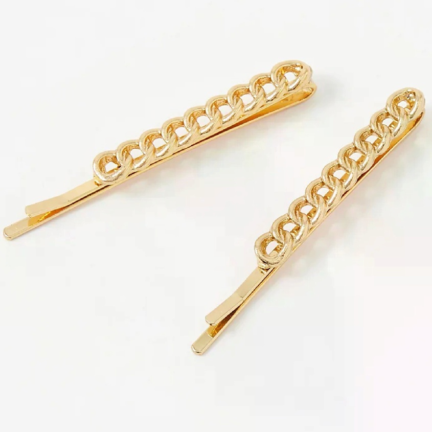 Изображение товара Невидимки для волос NEW LOOK NL Золотой набор  невидимок для женщин