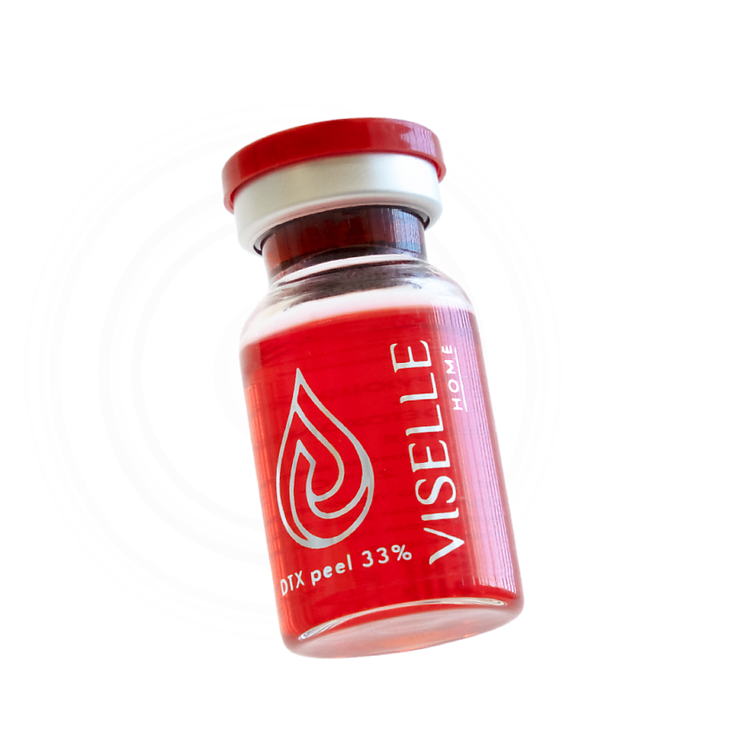 Изображение товара VISELLE Пилинг для лица и тела биоревитализирующий VISELLE DTX 33% с комплексом DETOXONDRIA, 1 флакон 10 мл
