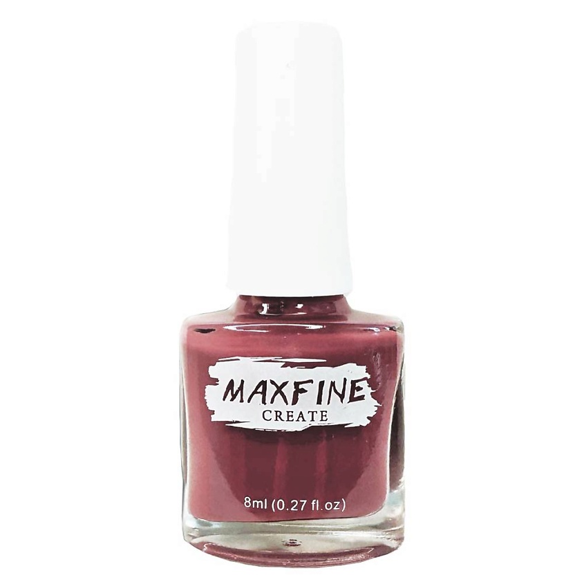 Изображение товара Быстросохнущий лак для ногтей MAXFINE бледно-бордовый 10 мл